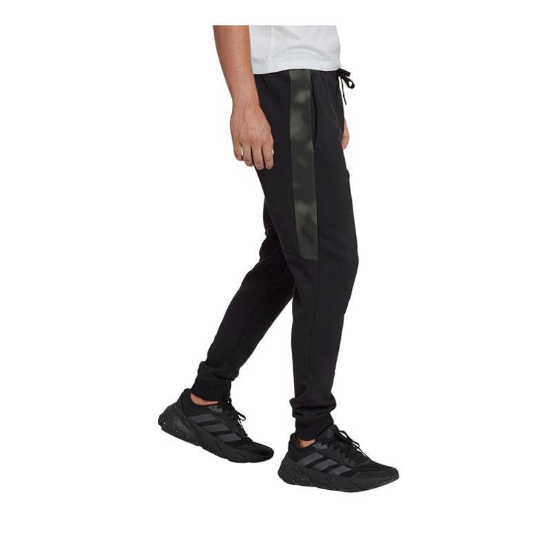 Jual Adidas Essentials Men s Camo Print Fleece Joggers Black Sports Station