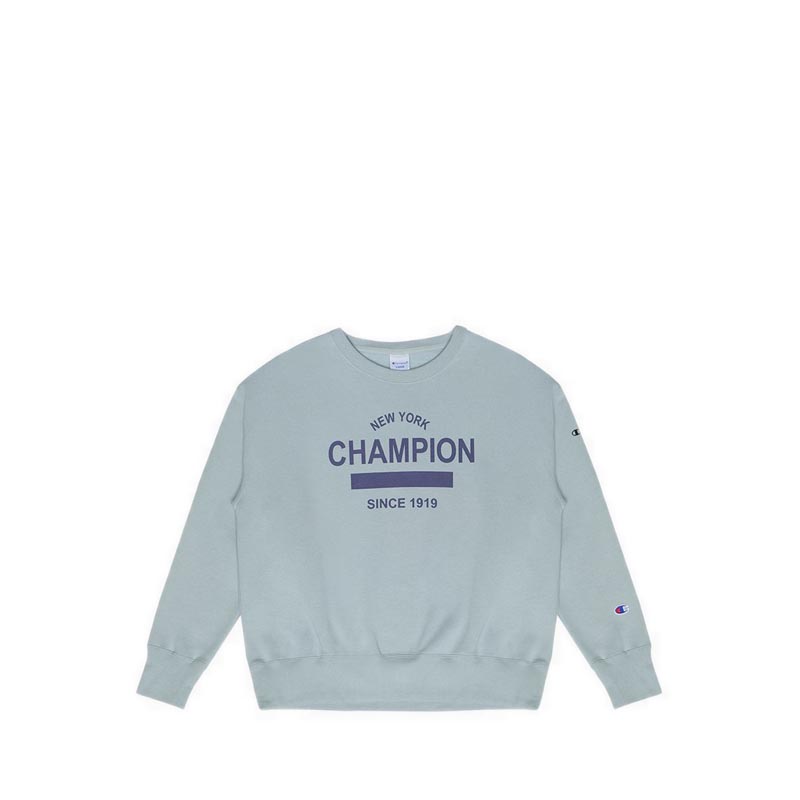 Champion crewneck hotsell light blue