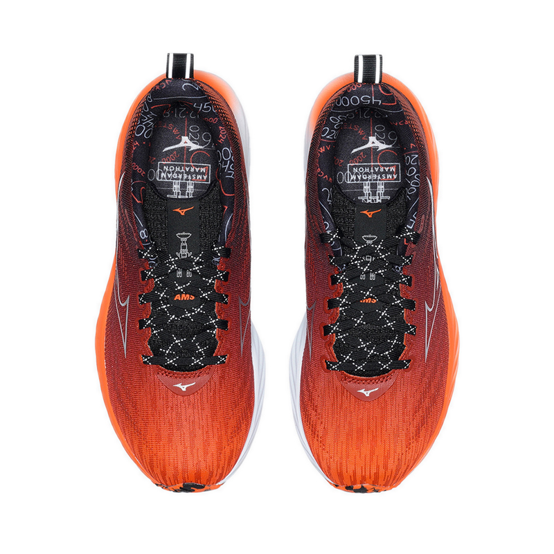 Mizuno Wave Rider 28 レッド Mizuno Wave Rider 28 Red / Yellow - Feb 2025 - J1GC240355