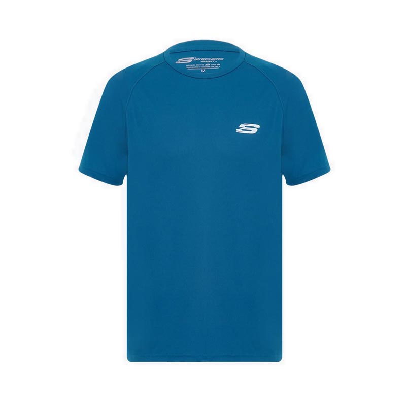 Skechers t on sale shirt blue