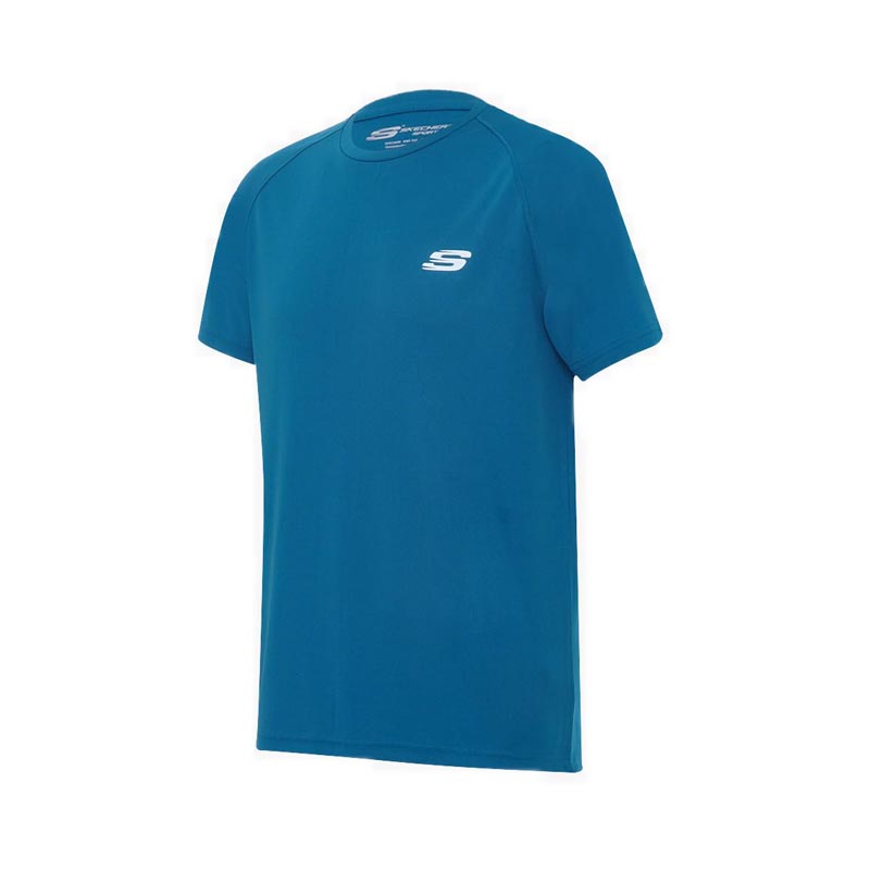 Skechers t shirt mens on sale blue