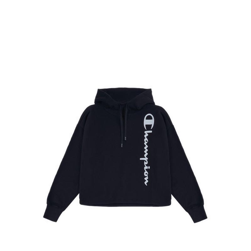 Champion vertical logo outlet hoodie sweatshirt