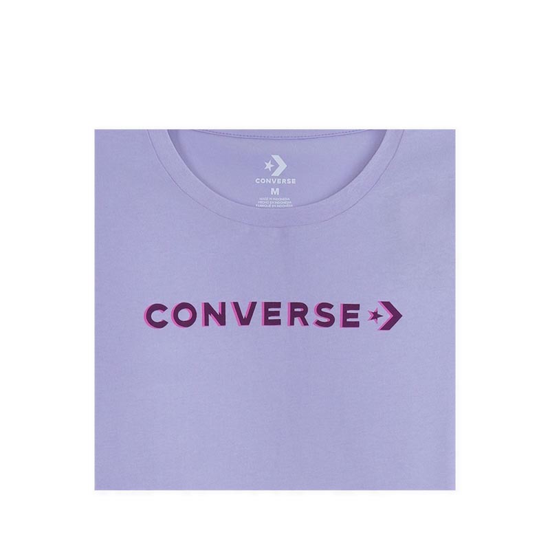 Converse t shirt hotsell womens purple