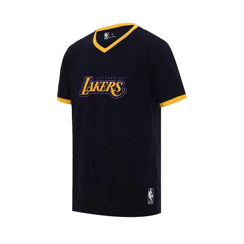 NBA Los Angeles Lakers Men's Short Sleeve Drop Pass Performance T-Shirt - S