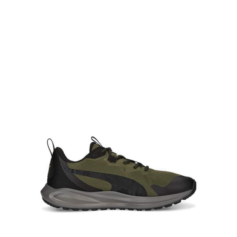 Puma green sports best sale shoes