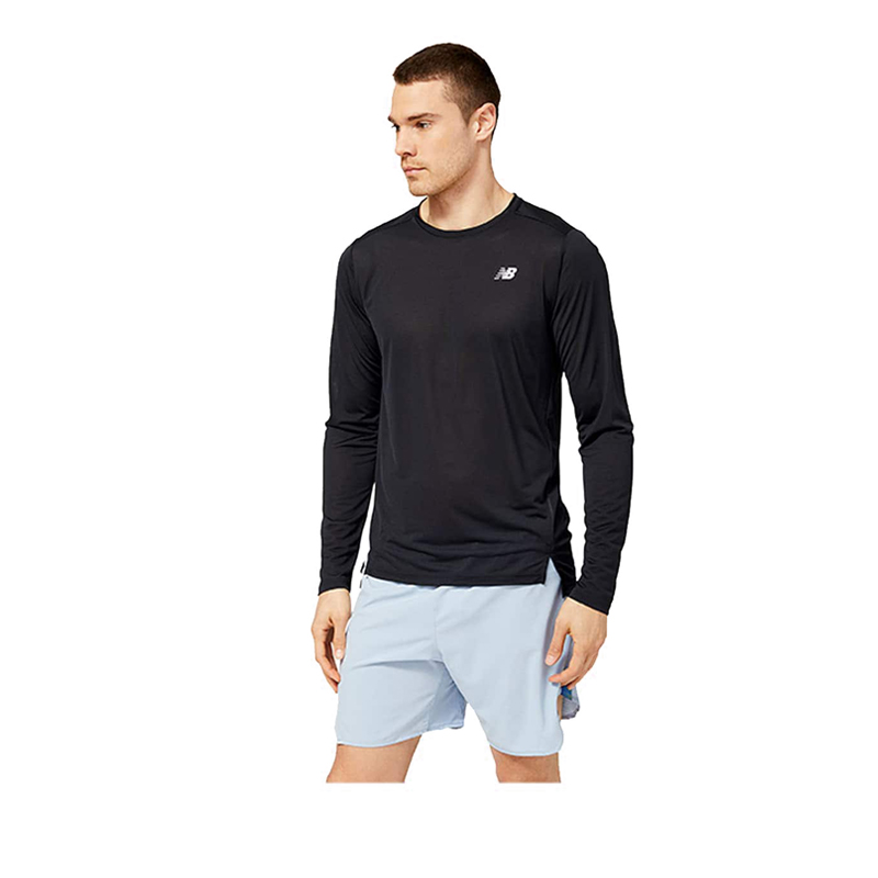 Men's new balance performance merino long sleeve best sale