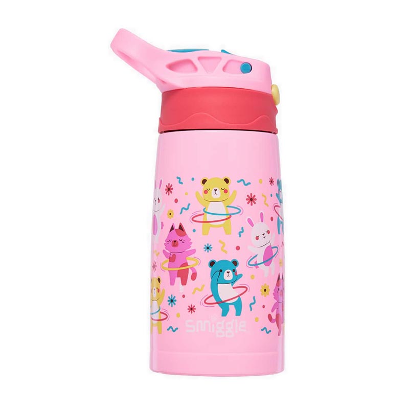 SMIGGLE Kids Girl's Straight Up Drink Bottle Explore Butterflies💕