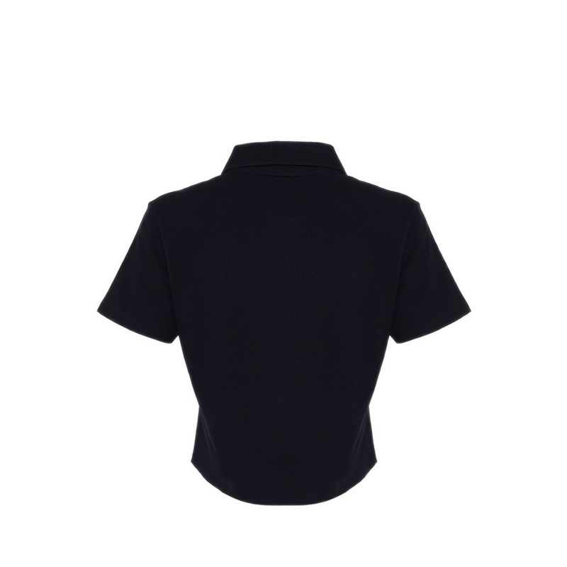 Ellesse orders piping crop polo shirt