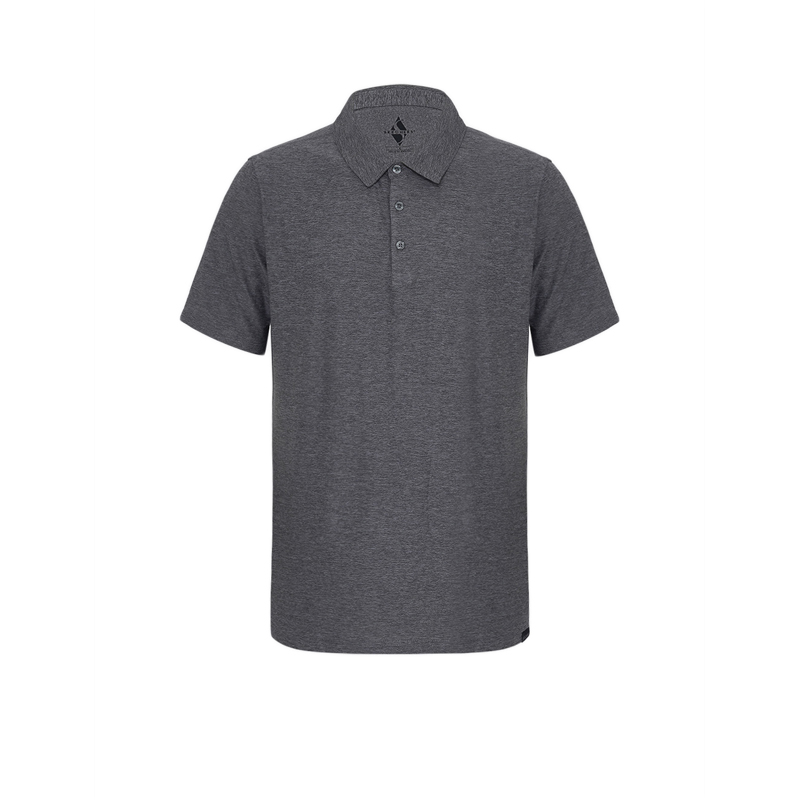 Skechers polo sale shirt mens grey