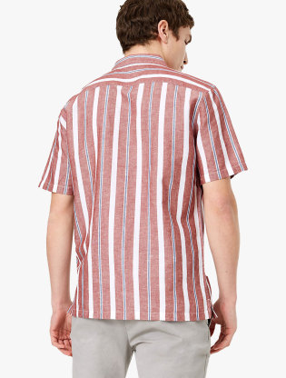 Linen Striped Easy Iron Shirt1