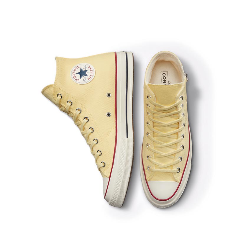 Converse with zipper outlet on side