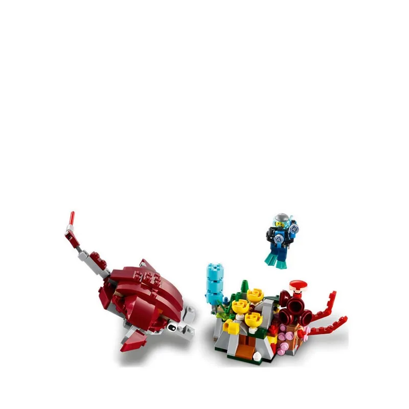 LEGO Conjunto de brinquedos de construção 3 em 1 Sunken Treasure Missi