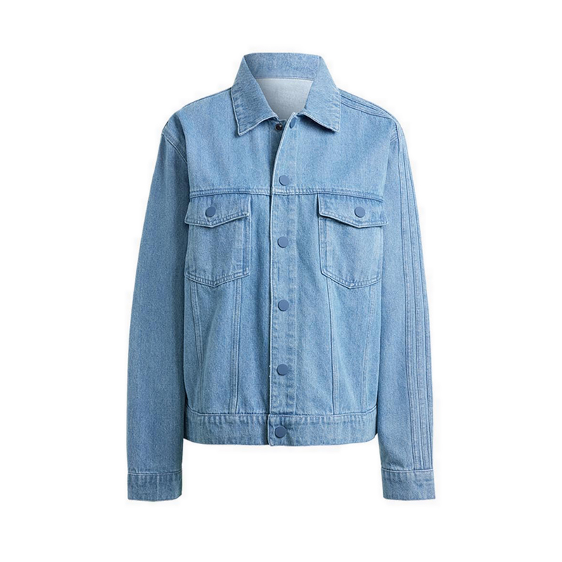 ★adidas★ xxenia 3s jacket light denim Adidas Original Adilenium Season 3 Two-In-One Denim Shirt Jacket