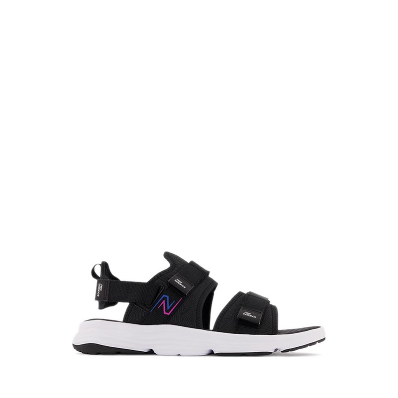 New balance outlet sandals black