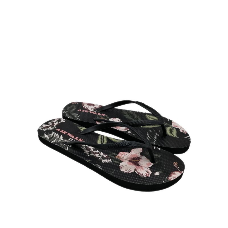 Airwalk black hot sale flip flops