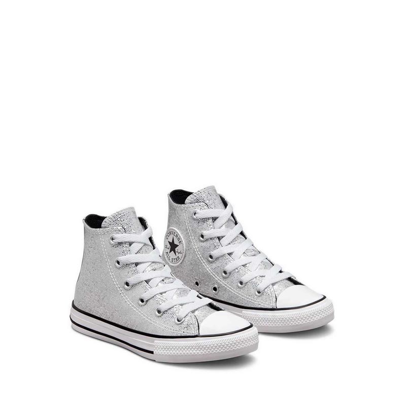 converse high top silver