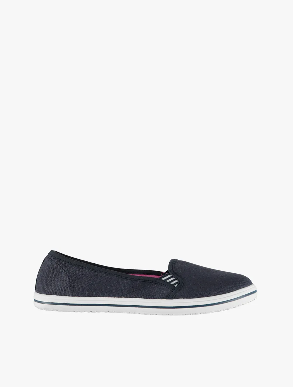 Slazenger Women's Leisure Slip On Canvas Shoes Navy
