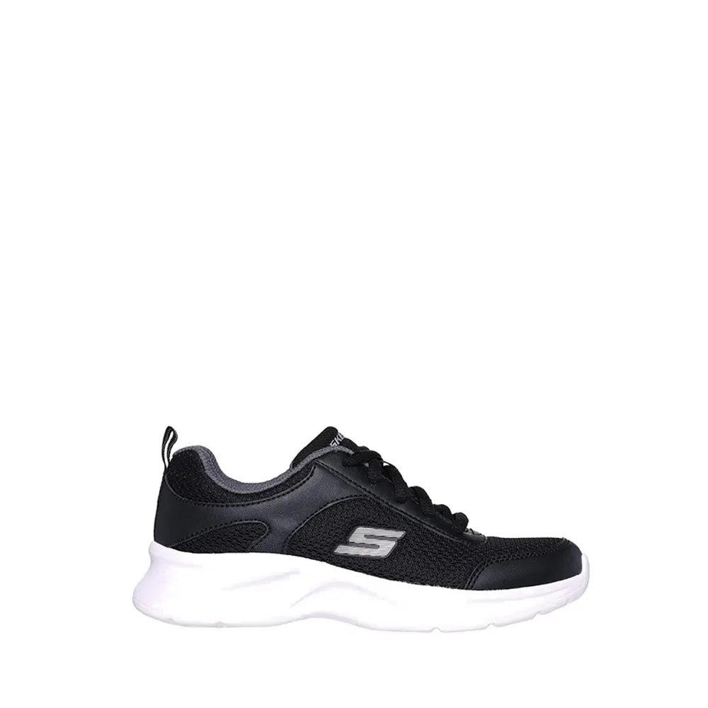 skechers boys black shoes