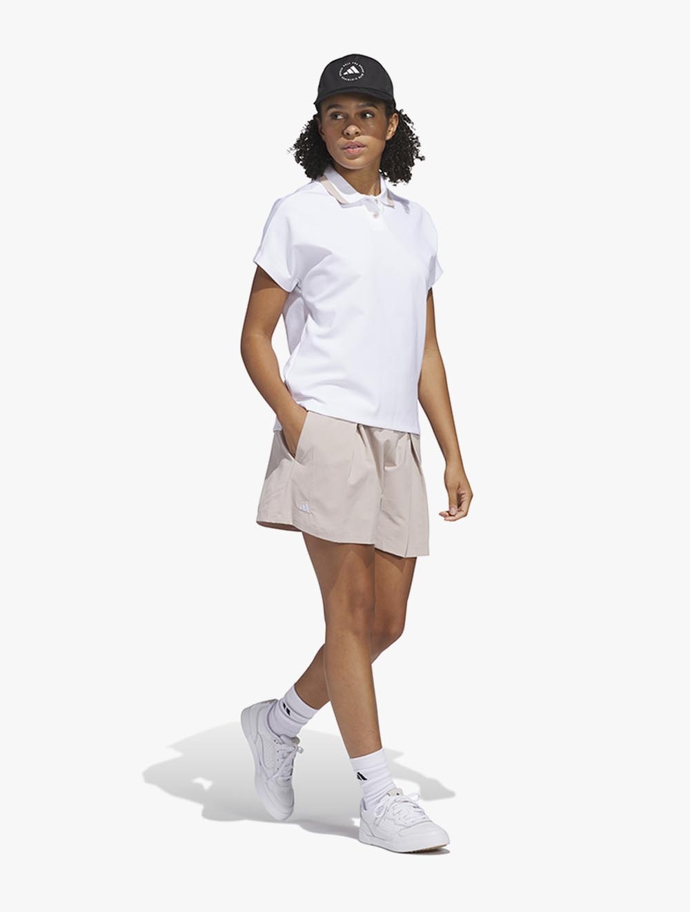 Adidas Golf Go-To Buttons Polo Women's White