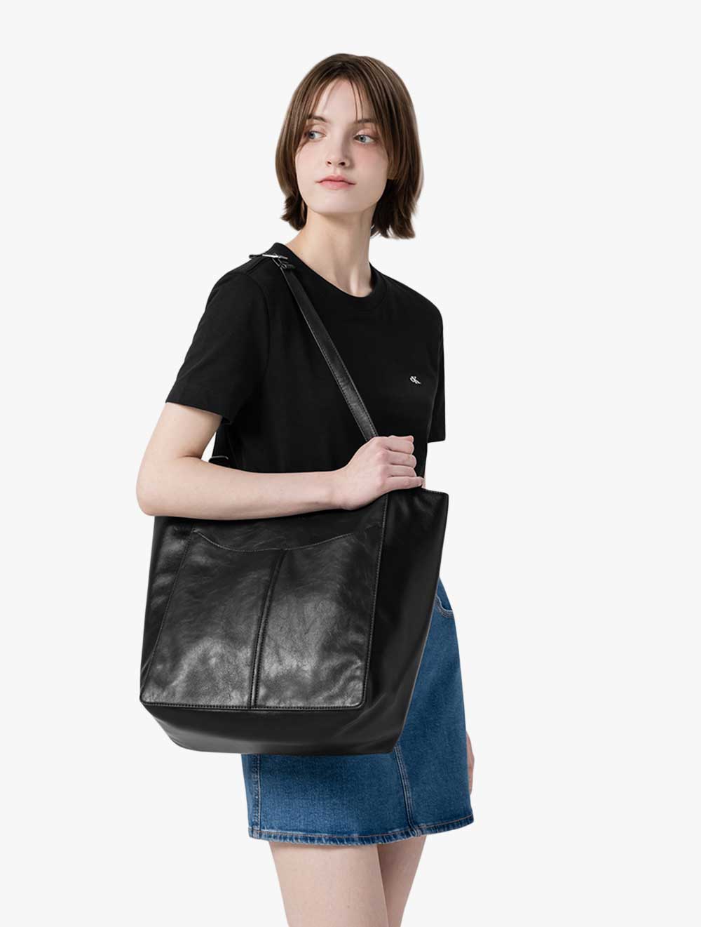 CK Jeans■(W) Cinched PU Convertible Shopper Bag ■送料込 CALVIN KLEIN JEANS ACCESORIES - CINCHED PU CONVERTIBLE