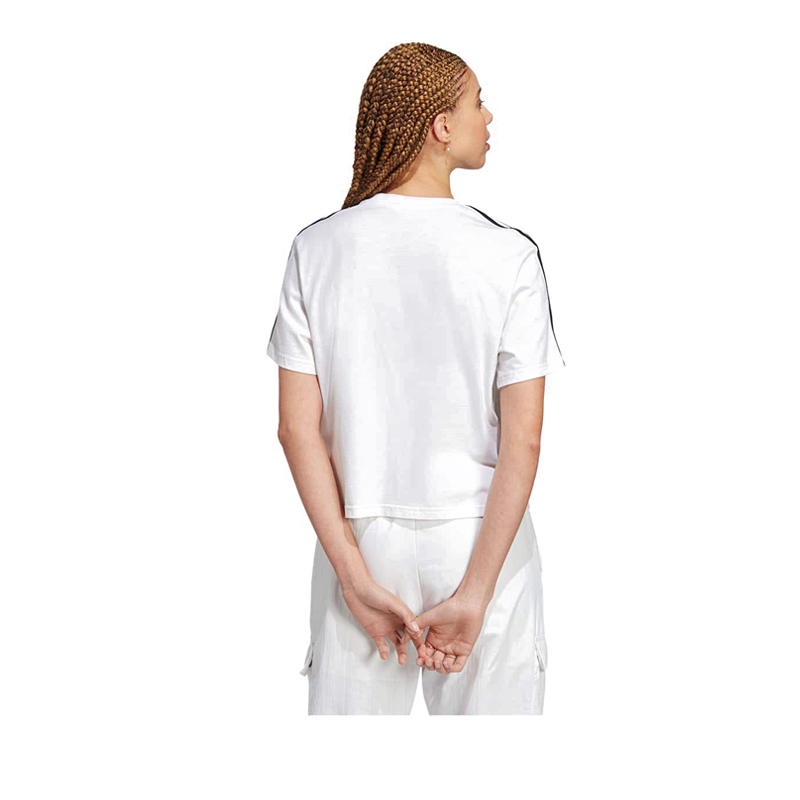 アディダス Adidas 【 Essentials 3-Stripes Single Jersey Crop Top Womens Women 】 レディース Amazon.com: adidas Women's Essentials 3-Stripes Single