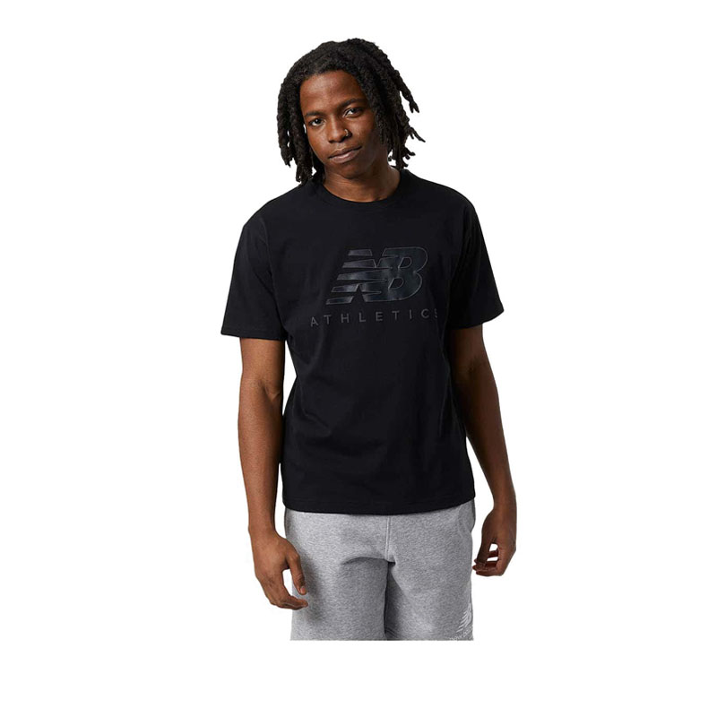 New balance athletic outlet logo t shirt