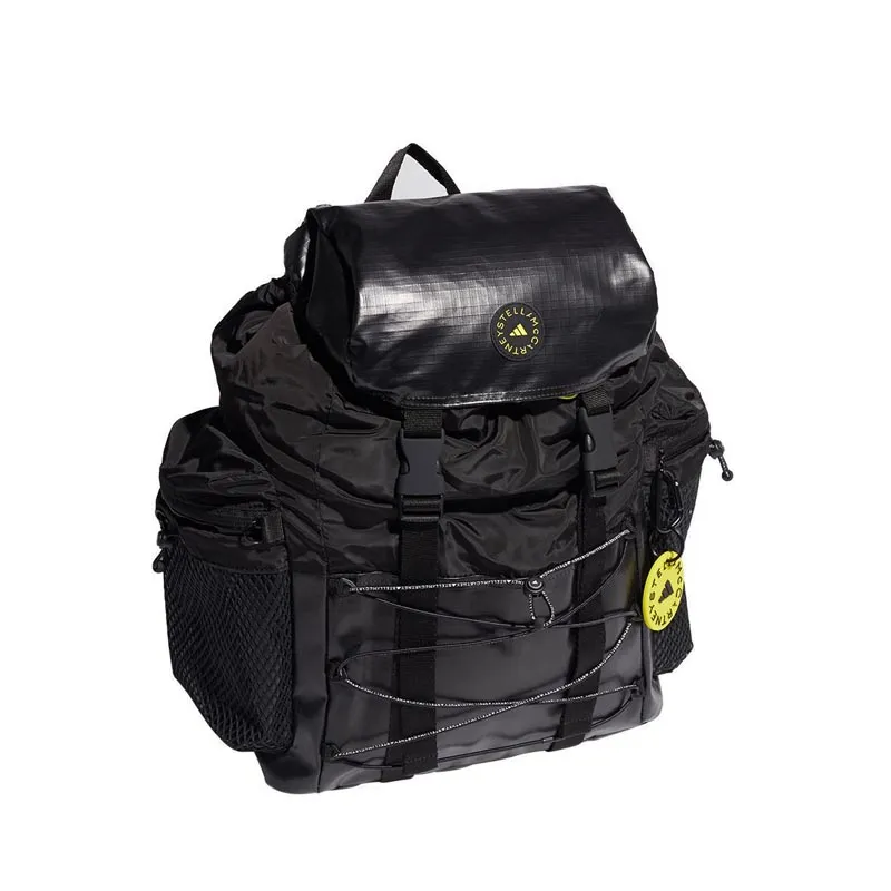 adidas by stella mccartney adizero backpack Women's Logo Backpack, Black/Black/White, One Size Fashion No matter where daily life takes you adidas by Stella McCartney Backpack