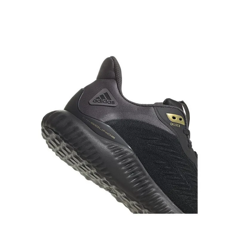 Jual Adidas ALPHABOUNCE Men's Running Shoes - Black | Sports Station