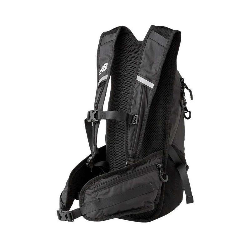 Jual New Balance Running 15L Unisex Backpack Black Sports Station