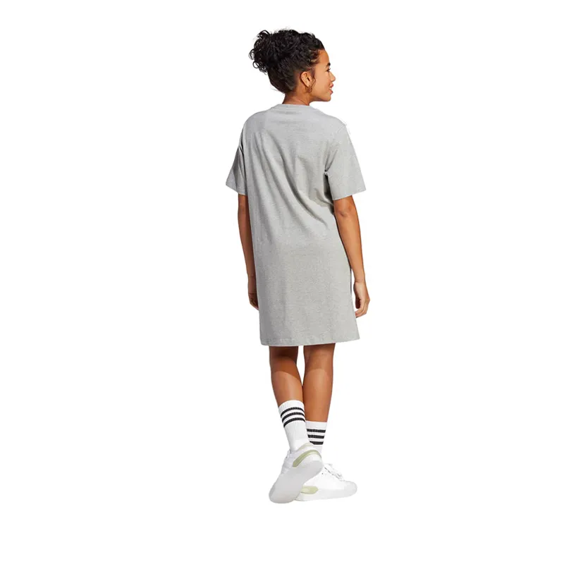Jual adidas Essentials Women's 3-Stripes Jersey Boyfriend Tee Dress - Grey | Sports Station Jual adidas Essentials Women's 3-Stripes Jersey Boyfriend Tee Dress - Grey | Sports Station