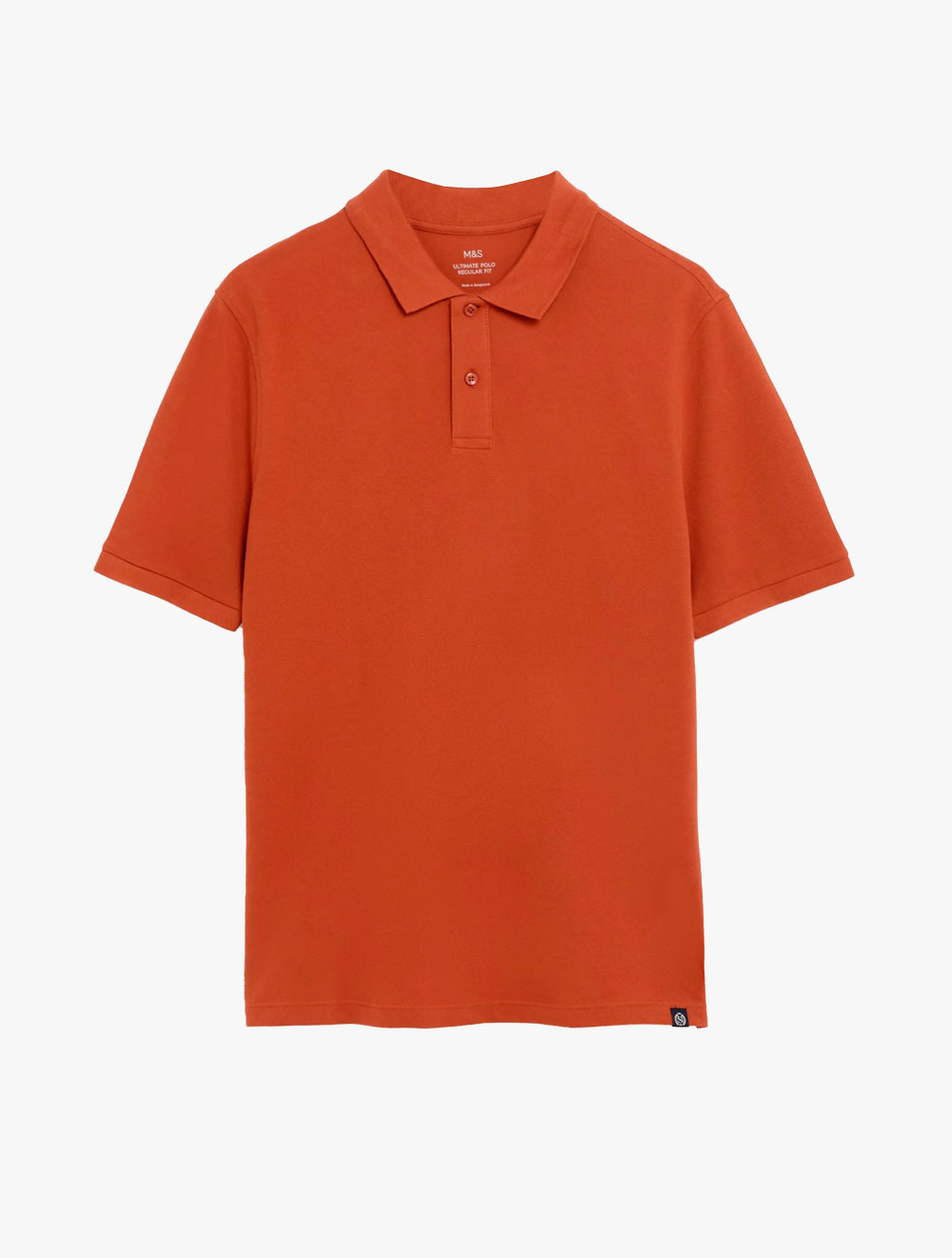 Pure Cotton Pique Polo Shirt