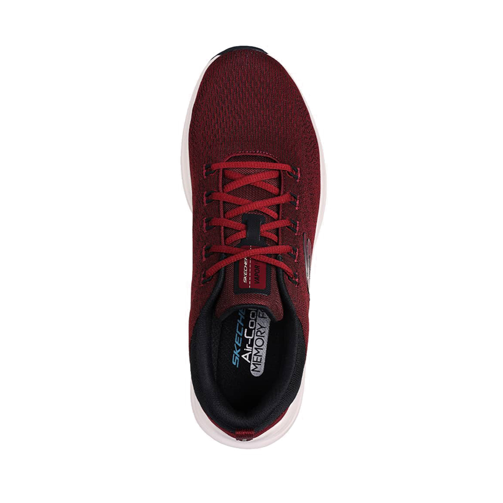 Mens burgundy clearance skechers