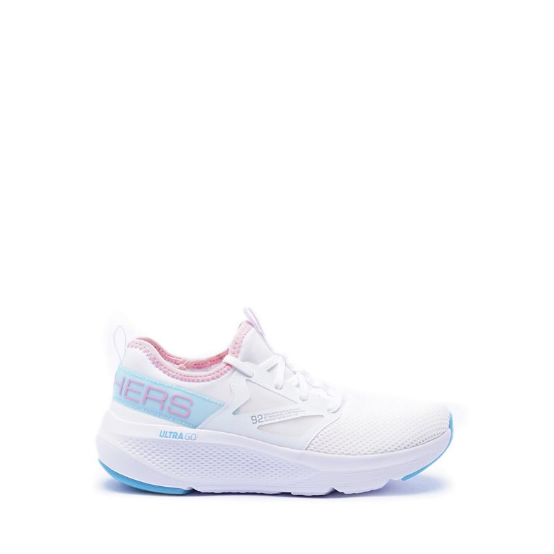 Skechers running shoes sales white