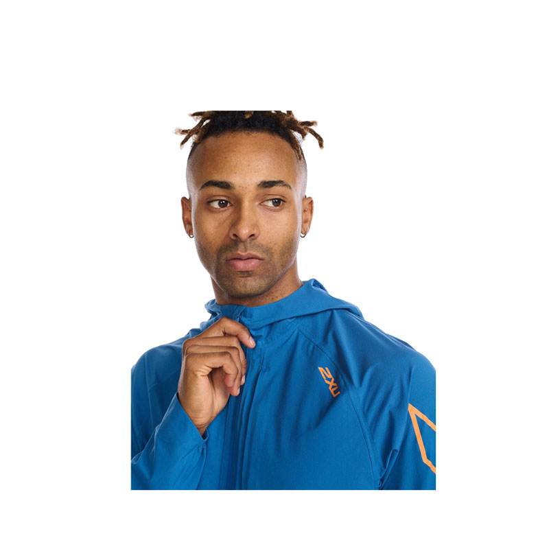 Jual 2XU MEN LIGHT SPEED JACKET - BLUE | Sports Station