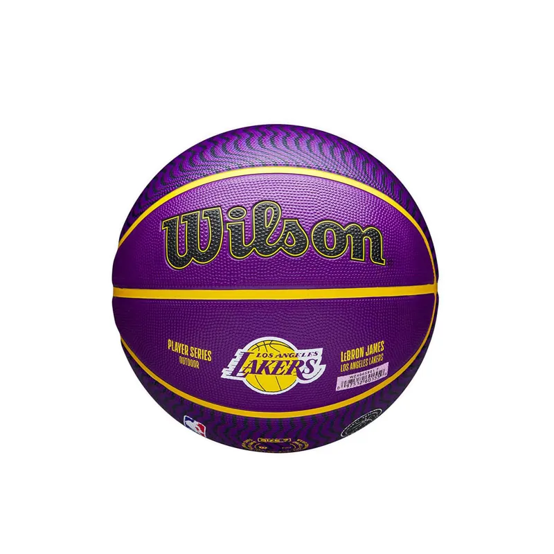 WILSON Nba Player Icon Lebron James Outdoor Ball Wz4005901Xb Unissex Bolas  de Basquete Roxogranada 7 Eu