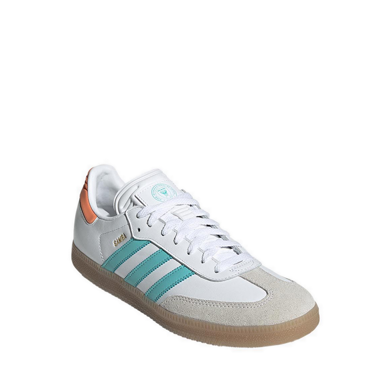 24cm【新品】ADIDAS SAMBA INTER MIAMI CF IN adidas Samba Inter Miami Indoor Soccer Shoes (White/Mint/Gum