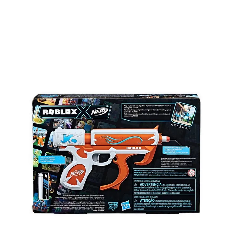 Nerf Roblox Arsenal: Soul Catalyst Dart Blaster, Includes Code to
