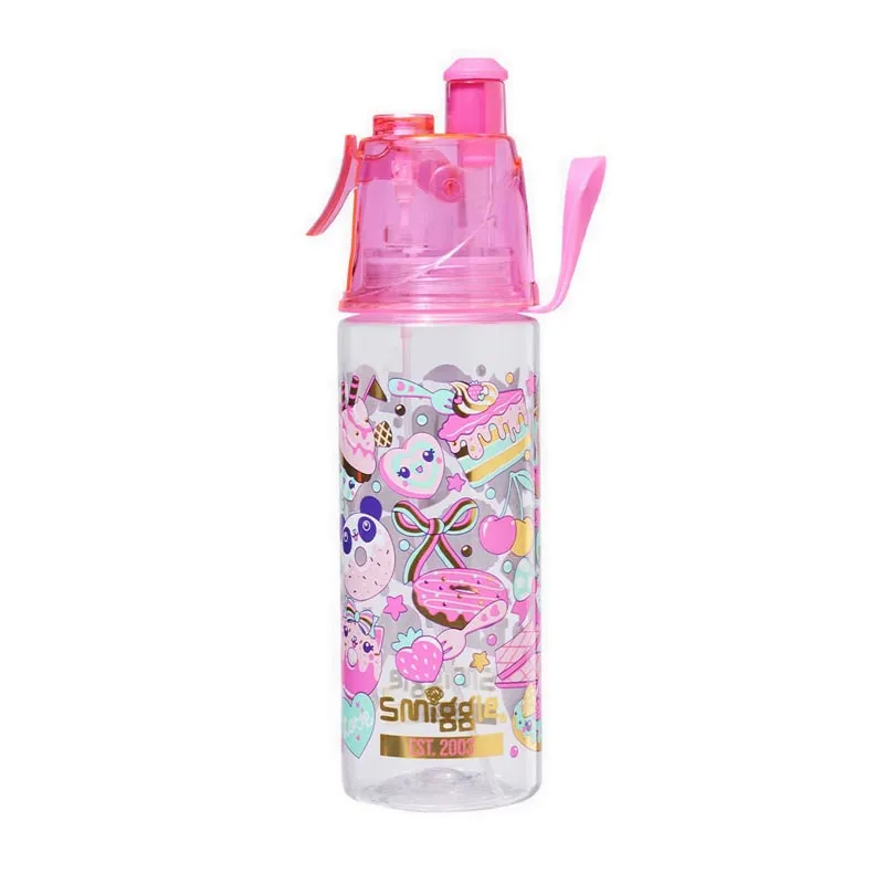 SMIGGLE Kids Girl's Straight Up Drink Bottle Explore Butterflies💕