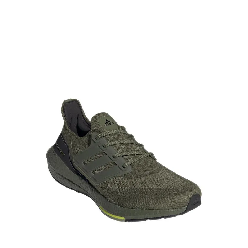 Jual ADIDAS ULTRABOOST 21 Men's Running Shoes - Olive | Sports Station