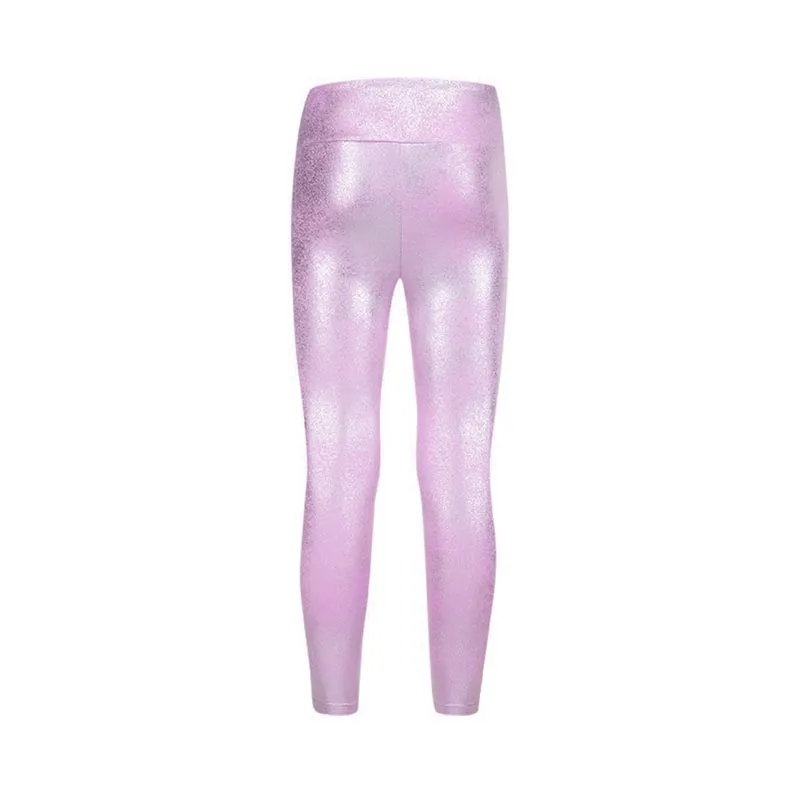 Leggings - Light purple/metallic - Kids