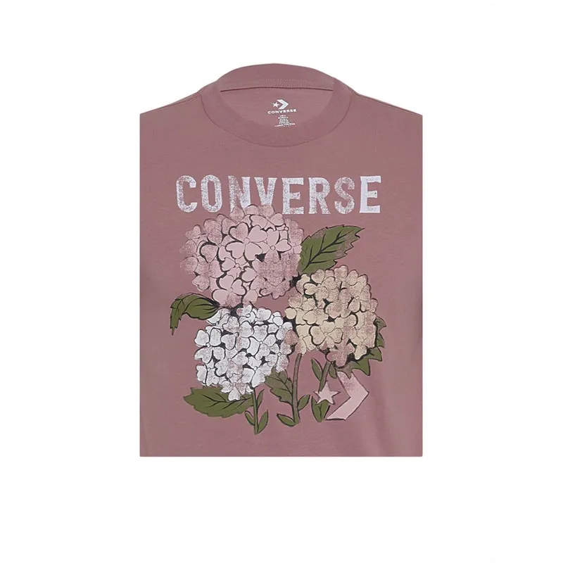 Jual Converse Women\'s Outdoor Florals T-Shirt - Night Flamingo | Sports  Station