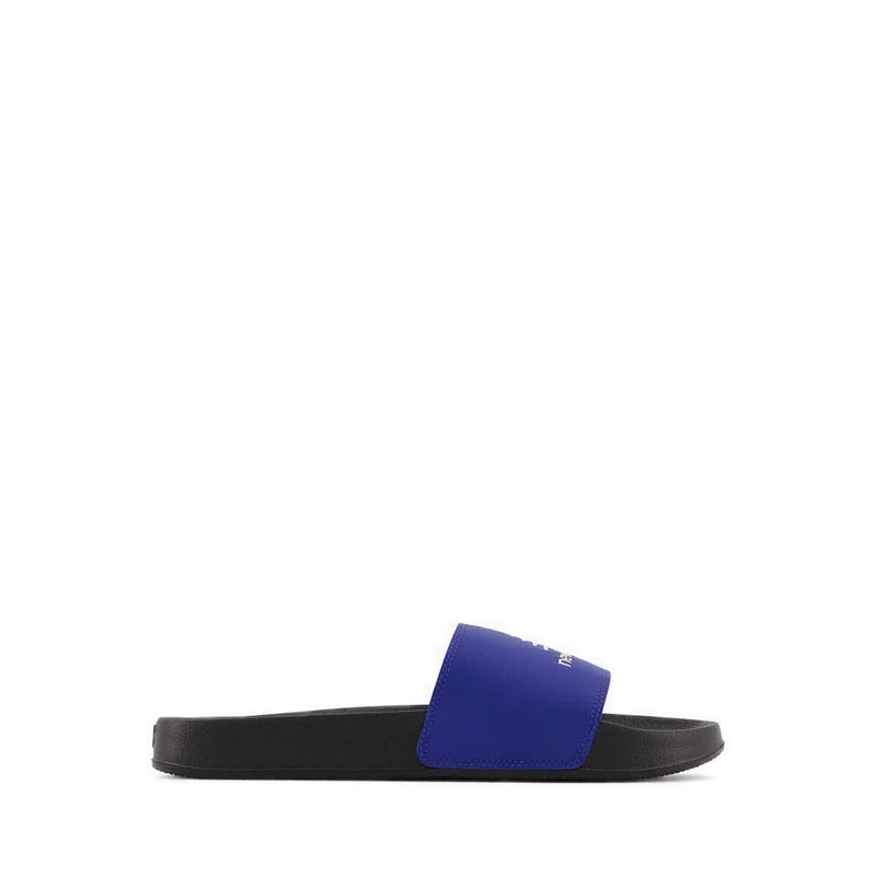 Navy blue new balance flip outlet flops