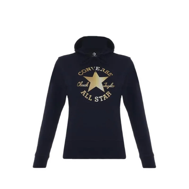 womens black converse hoodie