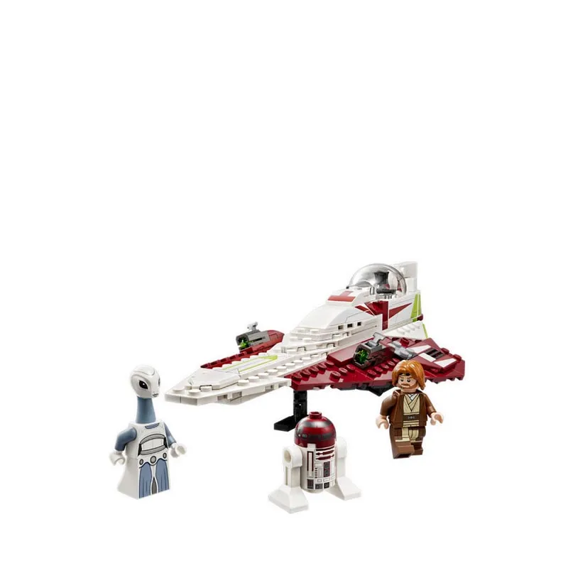 LEGO Star Wars Obi-Wan Kenobi’s Jedi Starfighter 75333, Attack of the  Clones Building Set with Taun We Minifigure, Droid Figure and Lightsaber,  Gift