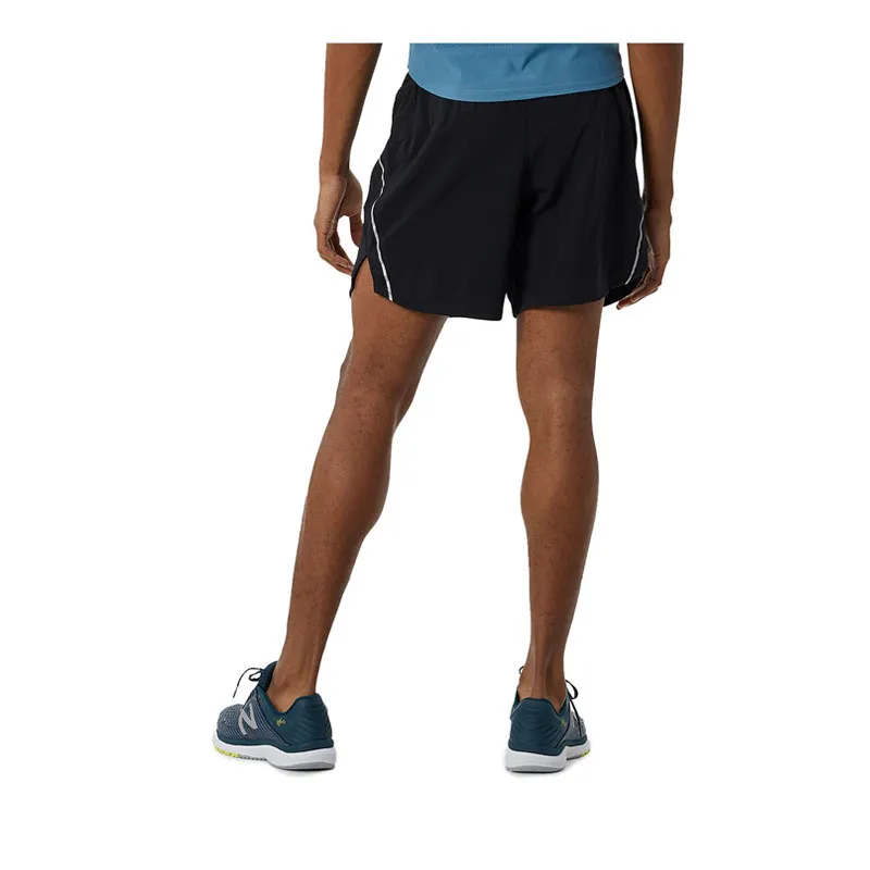New Balance Men's Black Impact Run 5 Inch Shorts