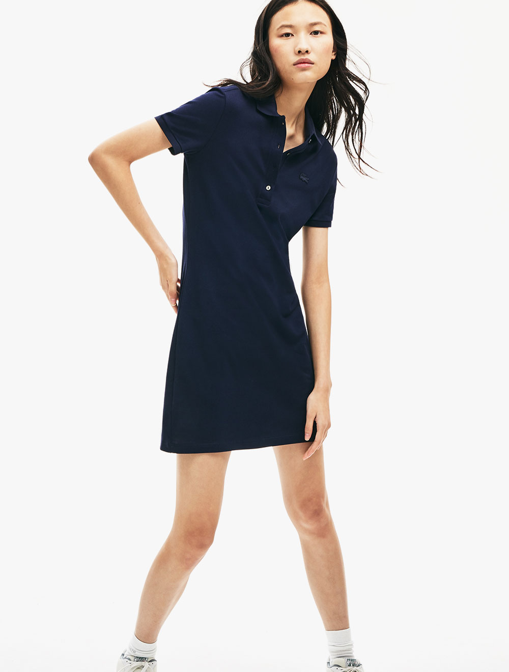 women's short sleeve polo dress