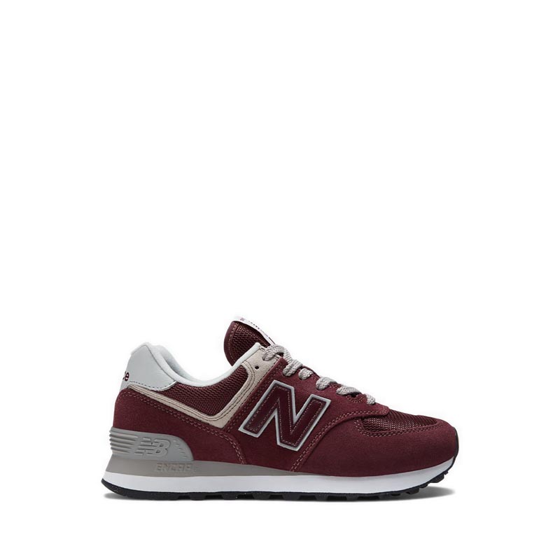 New balance 574 maroon 2025 womens