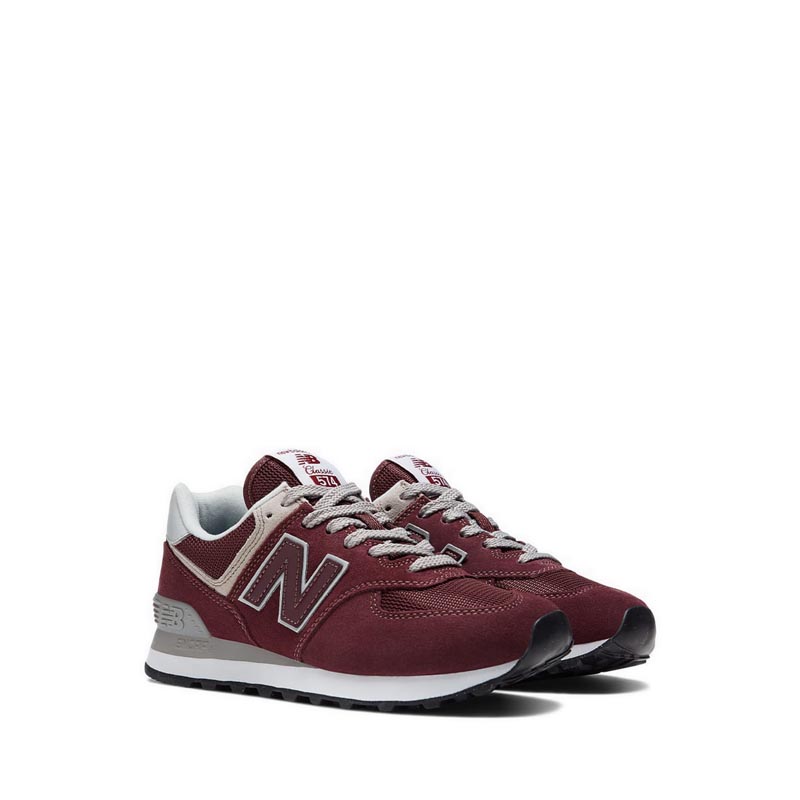 New balance shop 574 women maroon