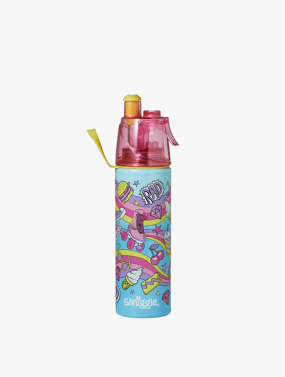Smiggle Loopy Stainless Steel Bottle Spritz 448550BLU smiggle-loopy-stainless-steel-bottle-spritz-448550blu