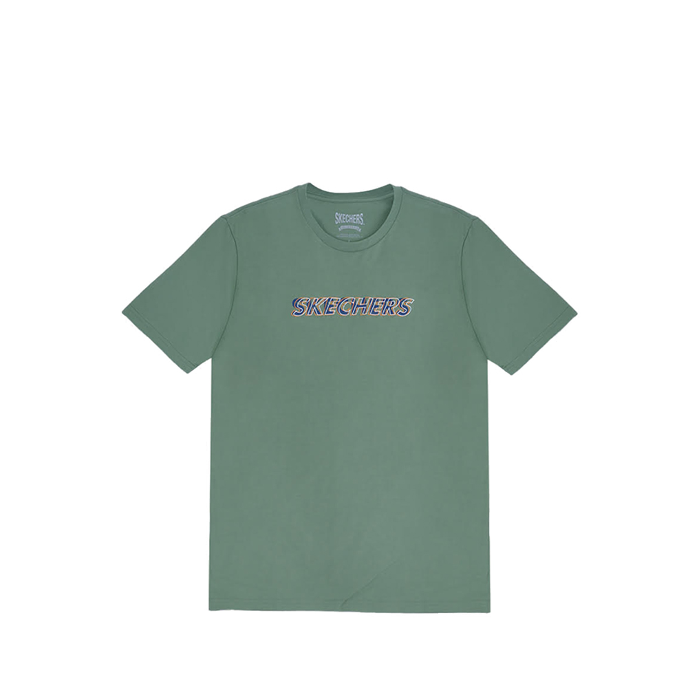 Skechers t on sale shirt green